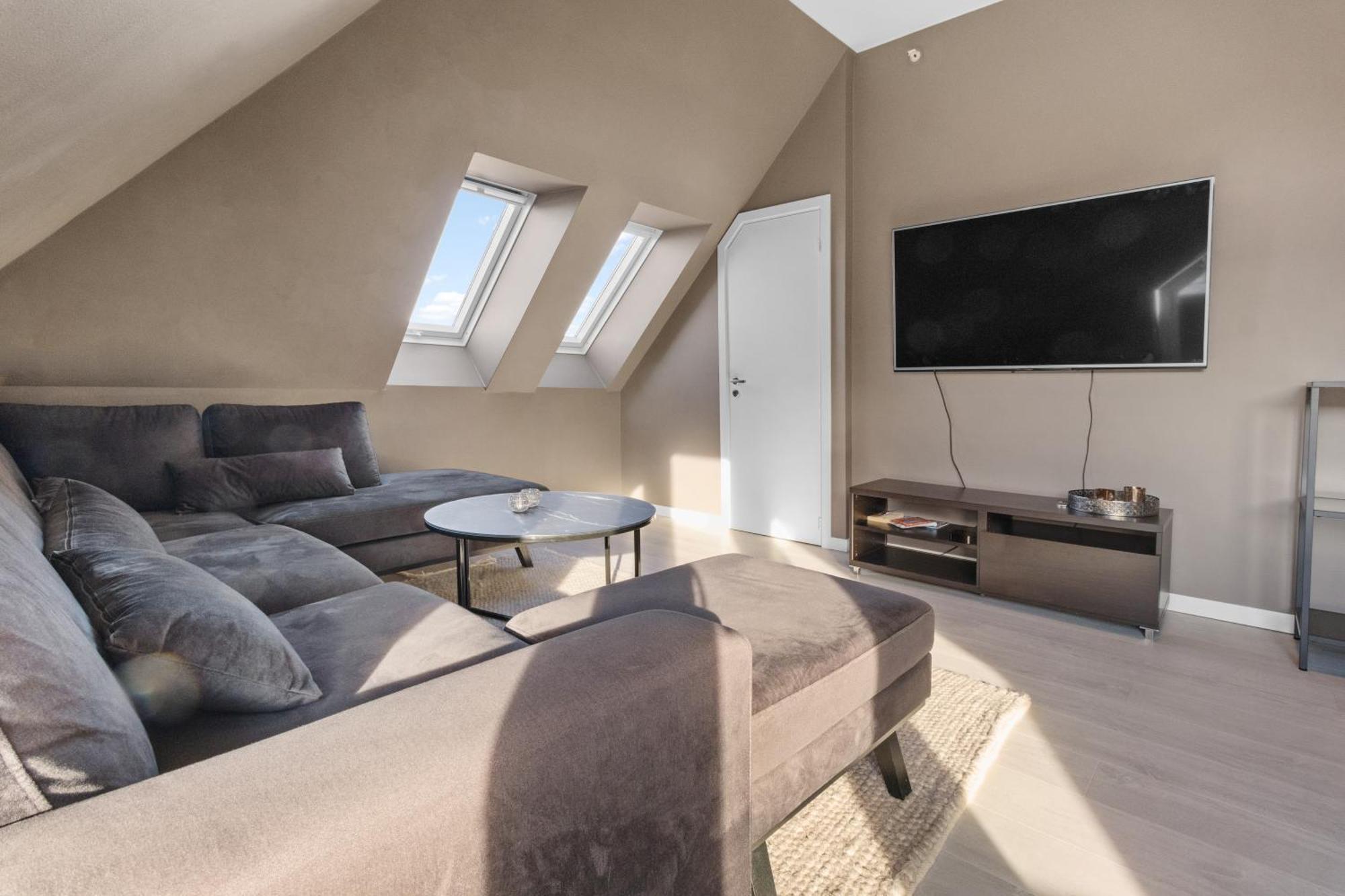 Penthouse Apartment In Берген Екстер'єр фото